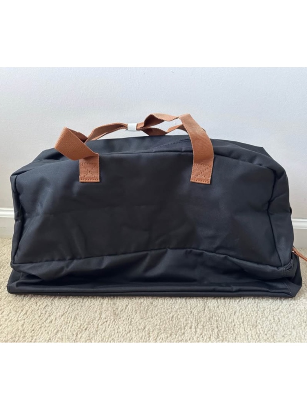 NEW Black Weekender Duffle Travel Bag